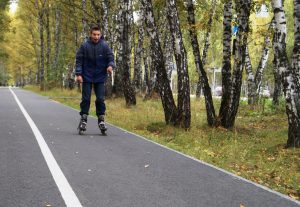 Катание на роликах в Гагаринском парке
Сентябрь 2017