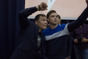 Сэлфи с чемпионом Русланом Проводниковым