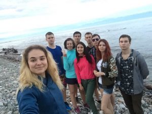 Студенты ТИУ на озере Байкал