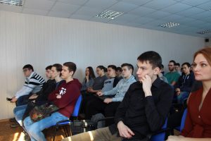 Ноябрьские студенты на встрече с Владимиром Дюгом