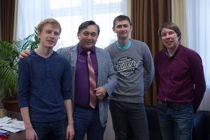 Слева направо: Пётр Кожевников, Юрий Земенков, Антон Павленко, Виталий Петряков 