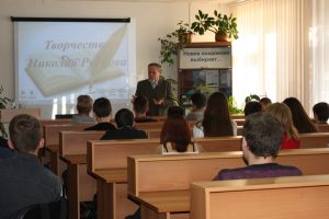 Виктор Борисов на встрече со студентами Тобольского индустриального института