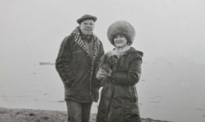 Соломакин Ю.В. с женой на м. Шмидта